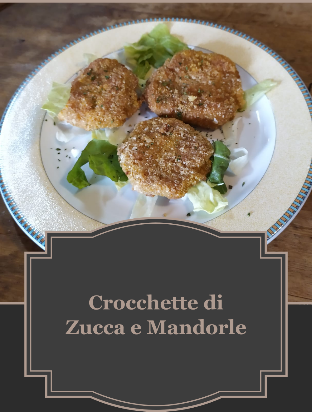 crocchette di zucca e mandorle