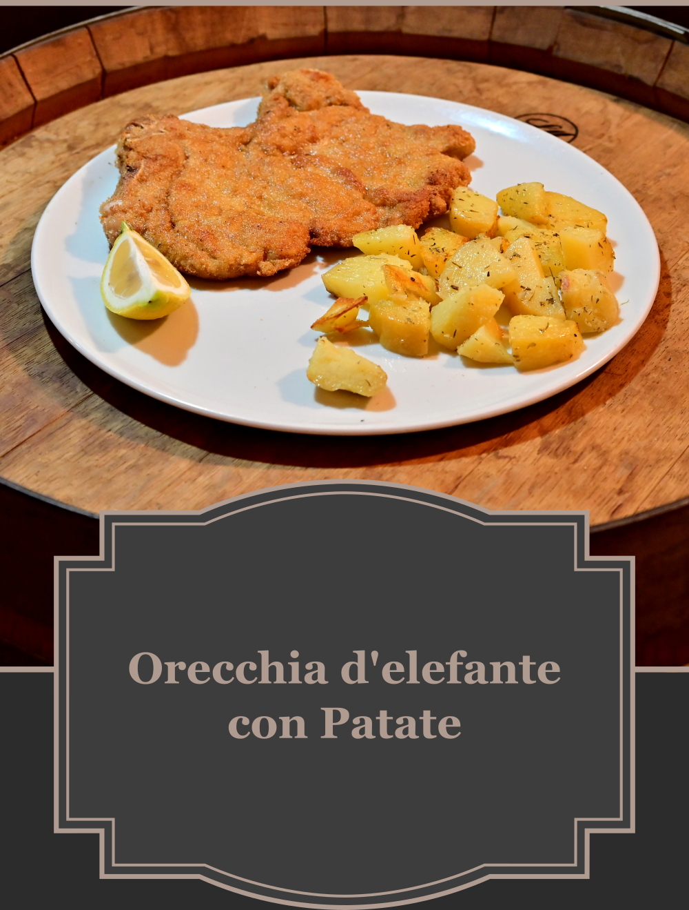 orecchia d'elefante con patate